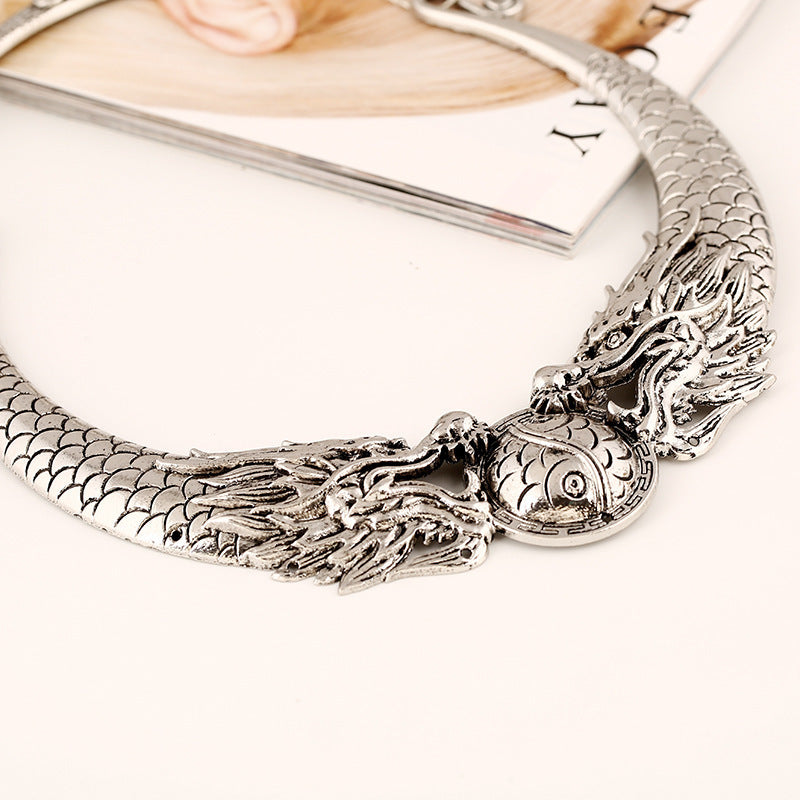Dragon’s Embrace Necklace – A Symbol of Power and Elegance