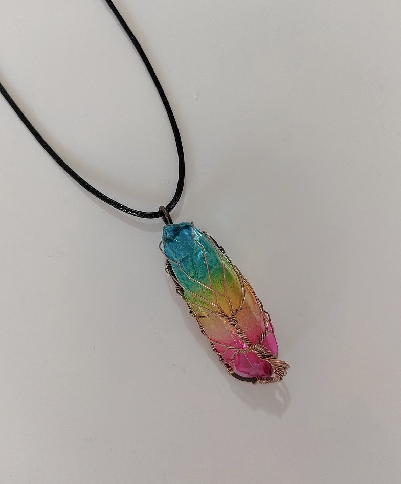 Prism Crystal Pendant – A Shard of Light and Energy