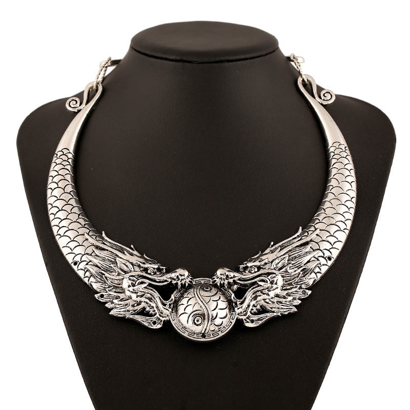 Dragon’s Embrace Necklace – A Symbol of Power and Elegance