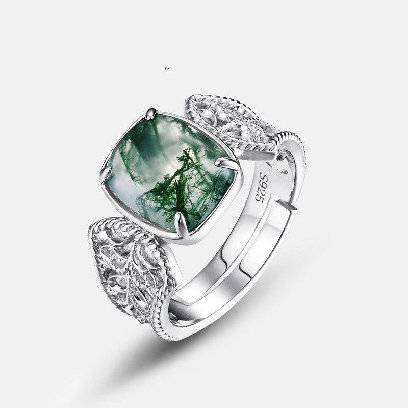 Verdant Veil Ring – A Tribute to Nature’s Beauty