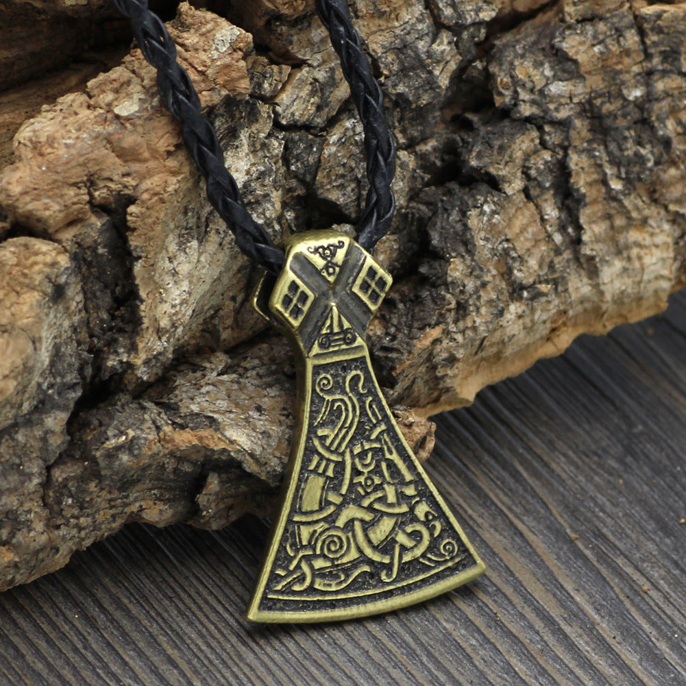 Viking Axe Pendant - Forged in Metal, Worn by Legends