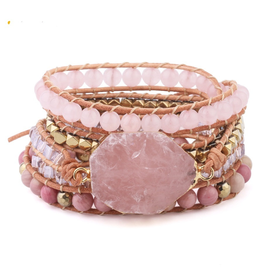 Rose Quartz Serenity Bracelet – Beauty in Every Layer