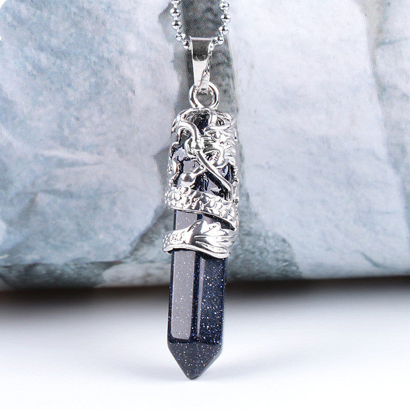 Guardian Dragon Pendant - A Stone of Power and Legend