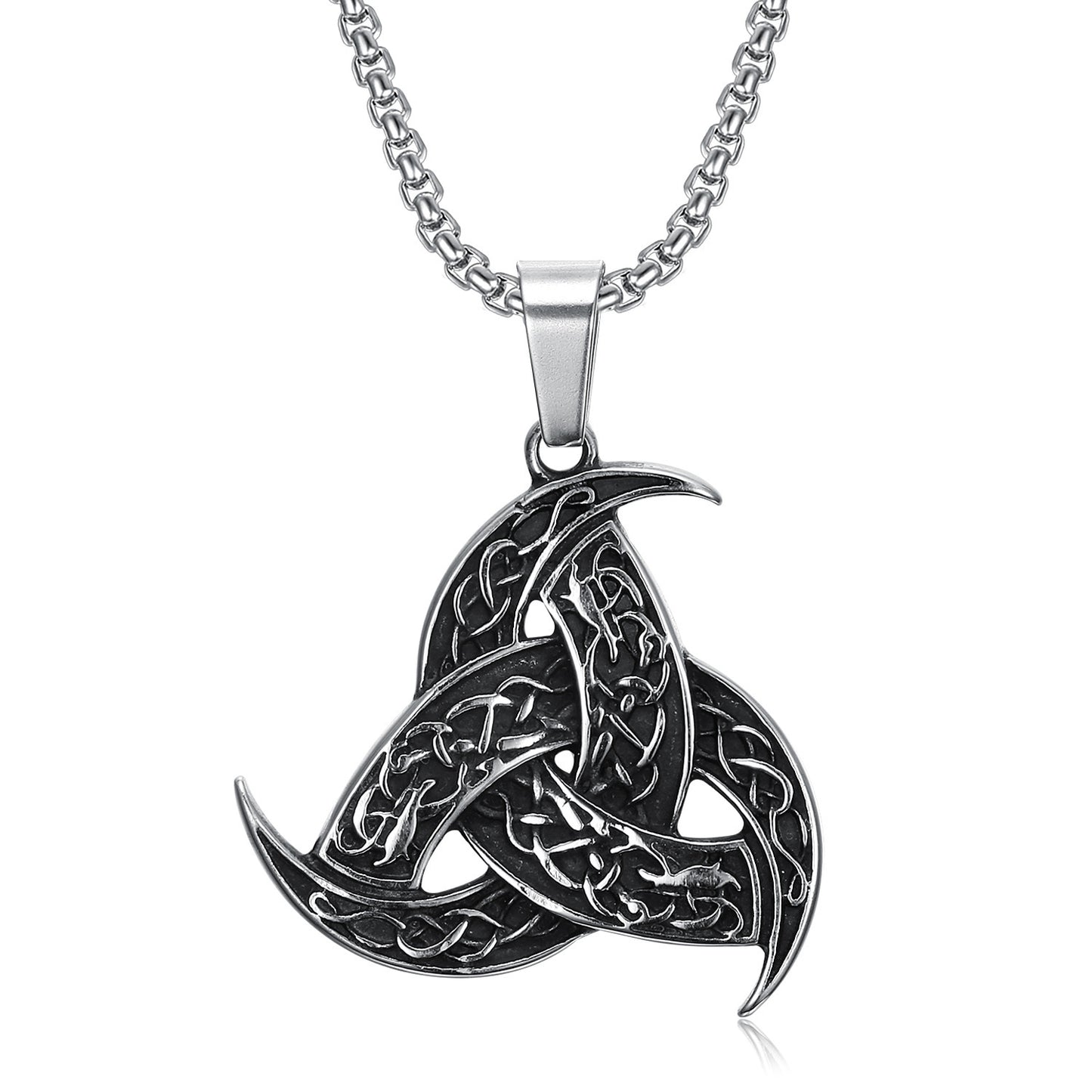 Horns of Odin Necklace - The Three Interlocking Horns